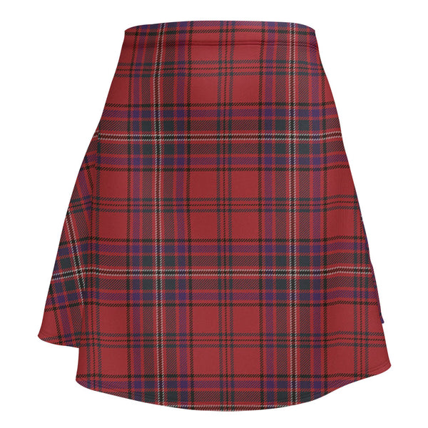 MacClure Weathered Clan Badge Tartan Flared Skirt