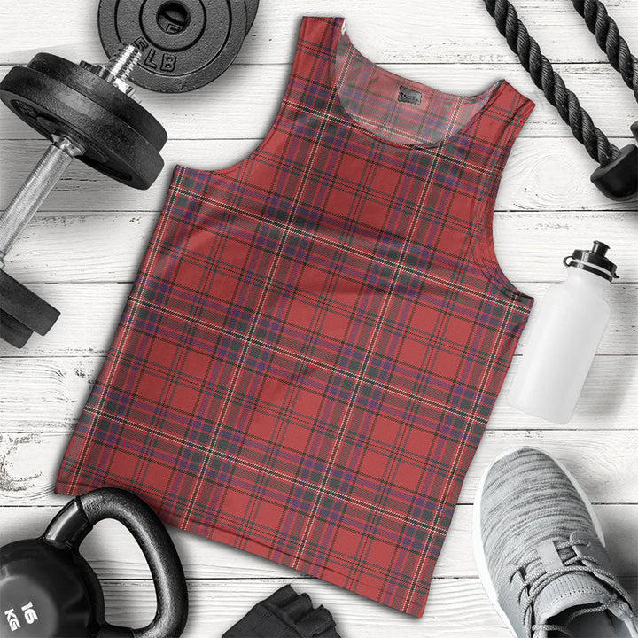 MacClure Weathered Clan Badge Tartan Men Tank Top