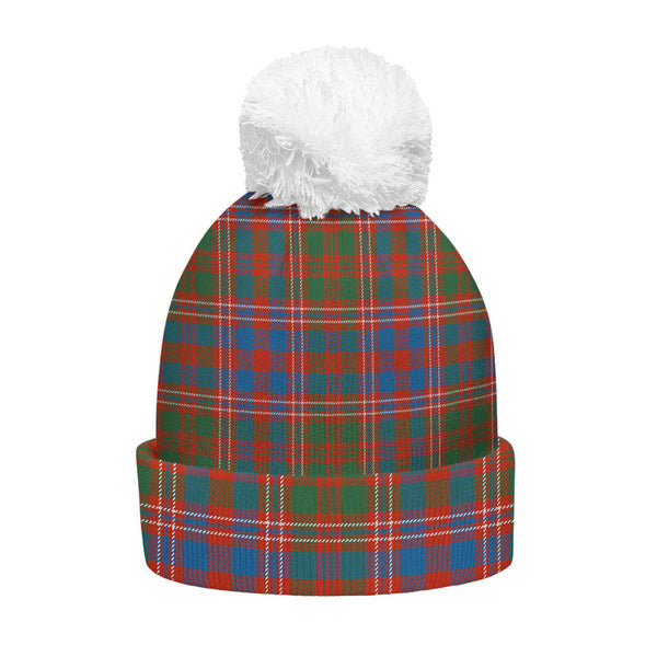 MacColl (MacCall) Ancient Clan Badge Tartan Bobble Beanie Hat