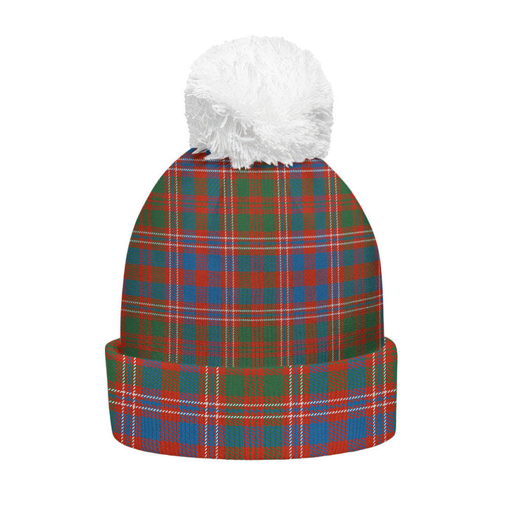 MacColl (MacCall) Ancient Clan Badge Tartan Bobble Beanie Hat