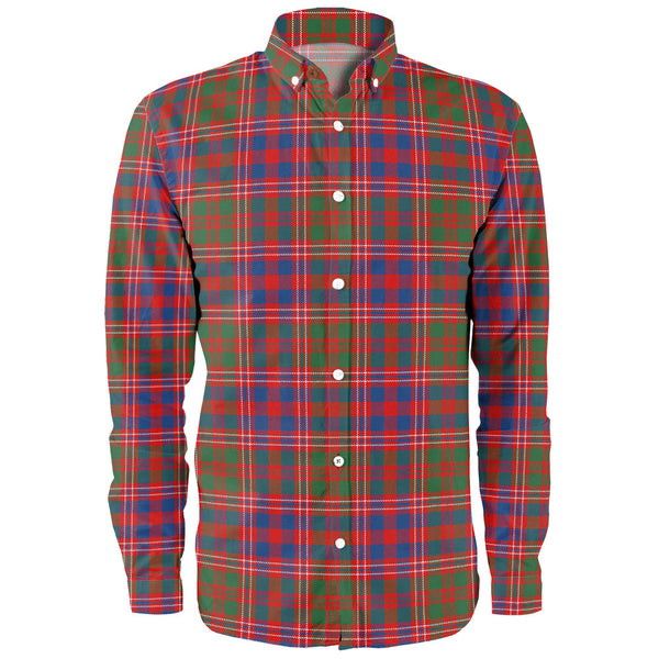 MacColl (MacCall) Modern Clan Badge Tartan Long Sleeve Shirt