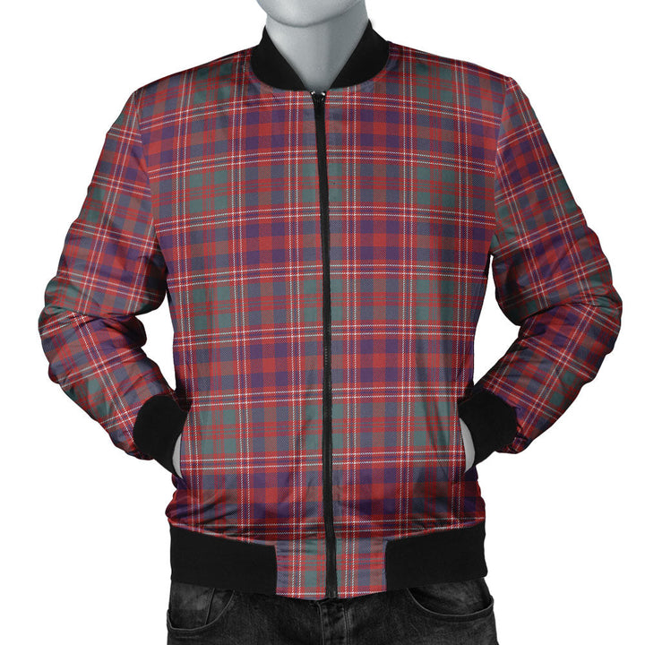 MacColl (MacCall) Weathered Clan Badge Tartan Bomber Jacket