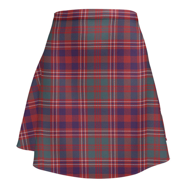 MacColl (MacCall) Weathered Clan Badge Tartan Flared Skirt