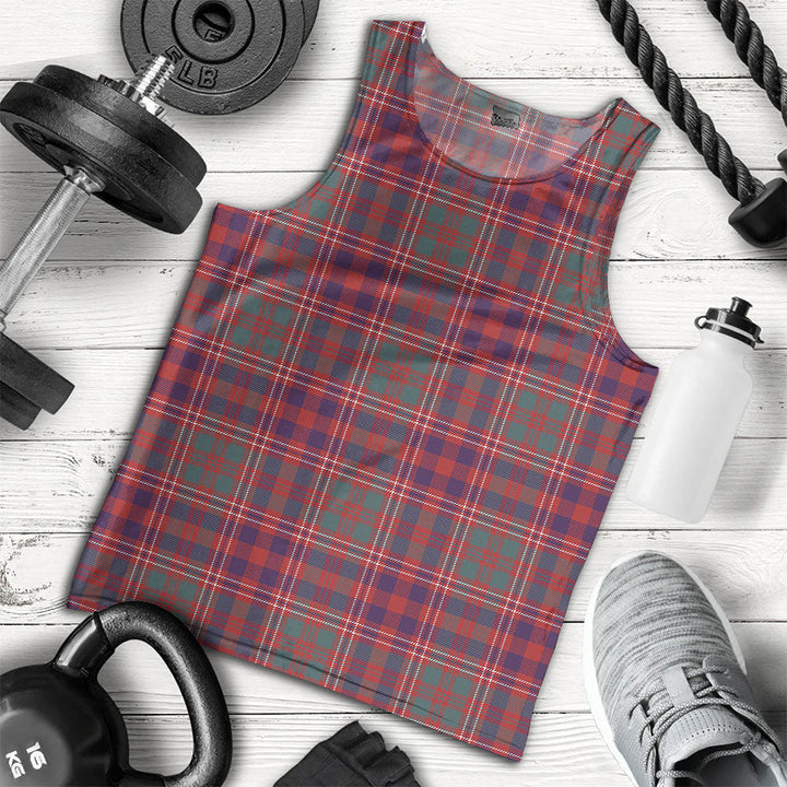 MacColl (MacCall) Weathered Clan Badge Tartan Men Tank Top
