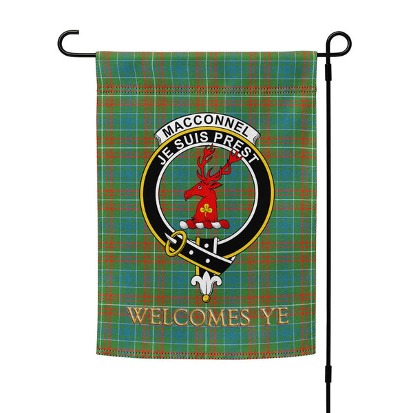 MacConnell Ancient Clan Badge Tartan Garden Flag