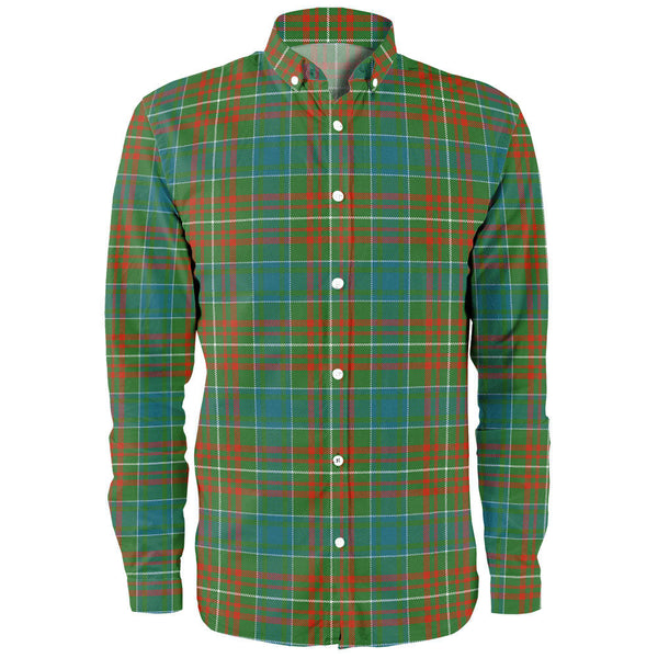 MacConnell Ancient Clan Badge Tartan Long Sleeve Shirt