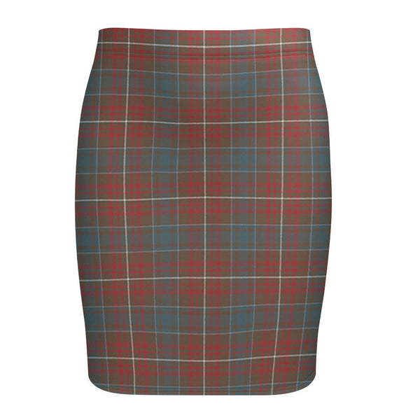 MacConnell Weathered Tartan Fitted Skirt
