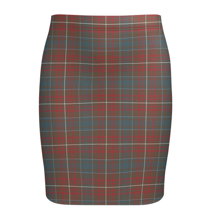 MacConnell Weathered Tartan Fitted Skirt