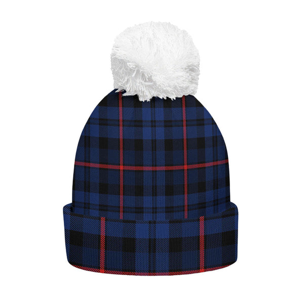 MacCorquodale Modern Clan Badge Tartan Bobble Beanie Hat