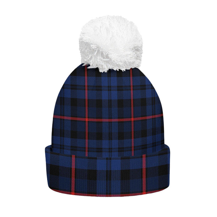 MacCorquodale Modern Clan Badge Tartan Bobble Beanie Hat