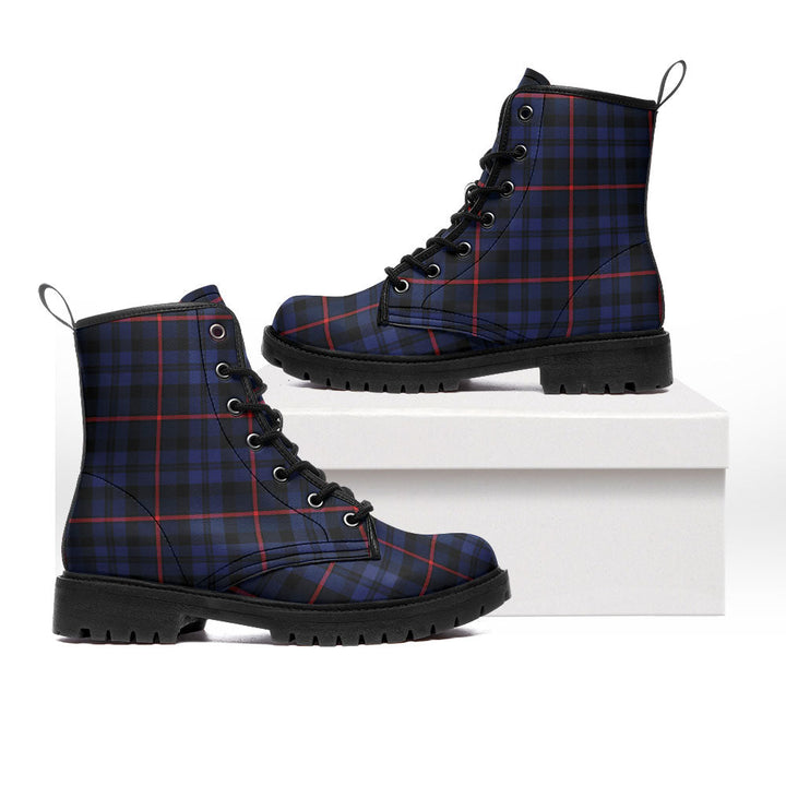 MacCorquodale Modern Clan Badge Tartan Leather Boots