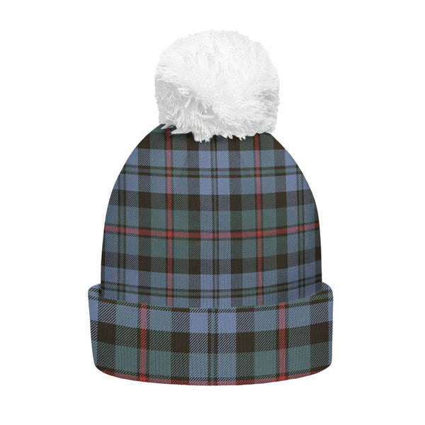MacCorquodale Weathered Clan Badge Tartan Bobble Beanie Hat