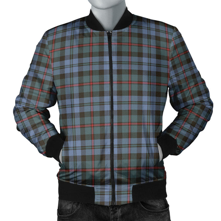 MacCorquodale Weathered Clan Badge Tartan Bomber Jacket