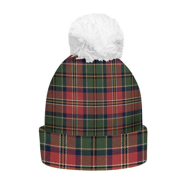 MacCulloch Ancient Clan Badge Tartan Bobble Beanie Hat