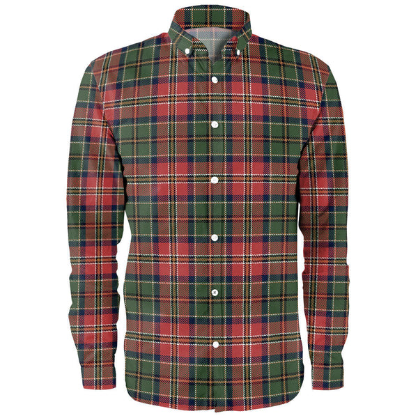 MacCulloch Ancient Clan Badge Tartan Long Sleeve Shirt