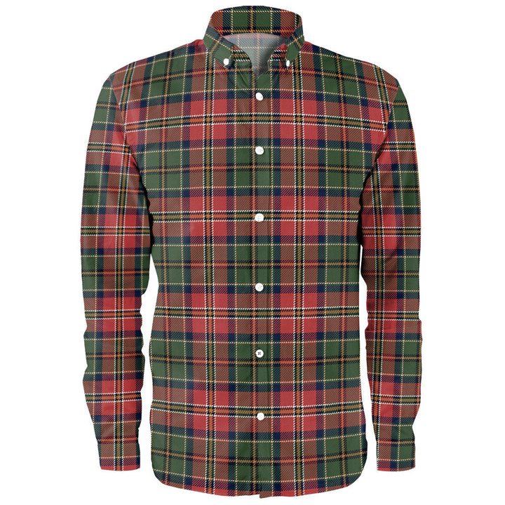 MacCulloch Ancient Clan Badge Tartan Long Sleeve Shirt