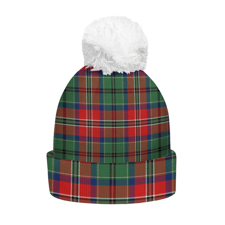 MacCulloch Modern Clan Badge Tartan Bobble Beanie Hat