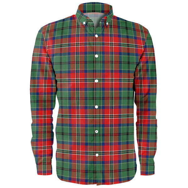 MacCulloch Modern Clan Badge Tartan Long Sleeve Shirt