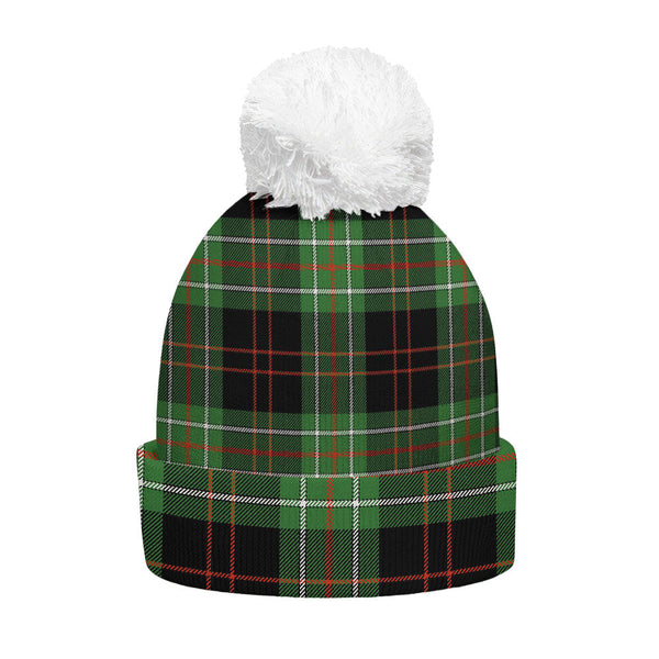 MacDiarmid Ancient Clan Badge Tartan Bobble Beanie Hat