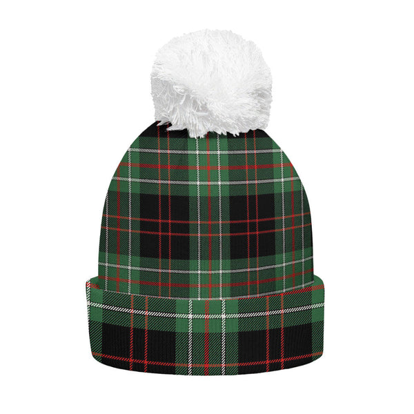 MacDiarmid Modern Clan Badge Tartan Bobble Beanie Hat