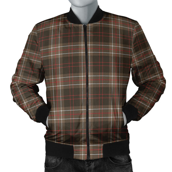 MacDiarmid Weathered Clan Badge Tartan Bomber Jacket