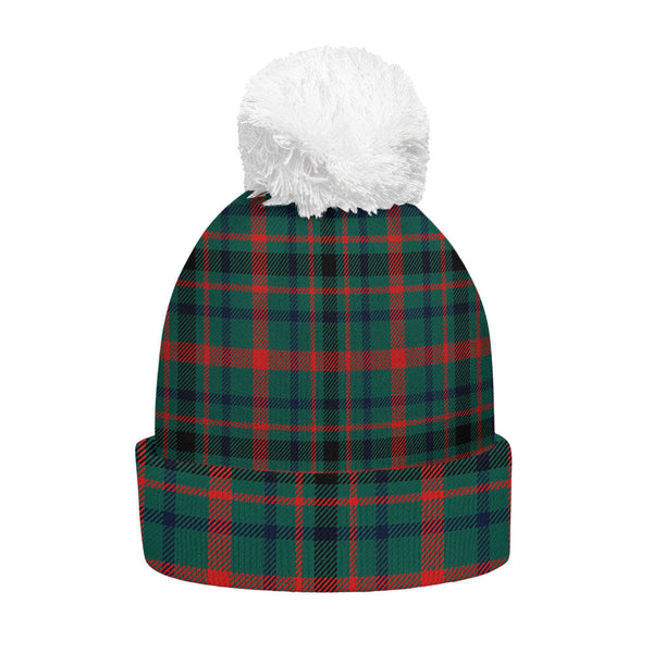 MacDonagh Modern Clan Badge Tartan Bobble Beanie Hat