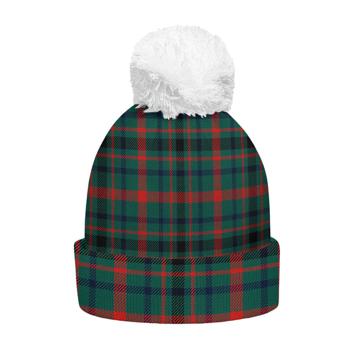 MacDonagh Modern Clan Badge Tartan Bobble Beanie Hat