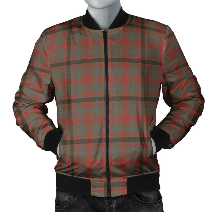 MacDonagh Weathered Clan Badge Tartan Bomber Jacket