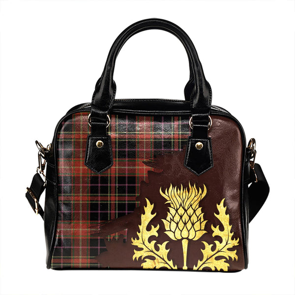 MacDonald Sir John A (Donald Sir John A) Ancient Tartan Shoulder Handbag Thistle Oldest Style