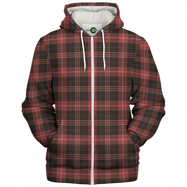 MacDonald Sir John A (Donald Sir John A) Weathered Clan Badge Tartan Sherpa Hoodie