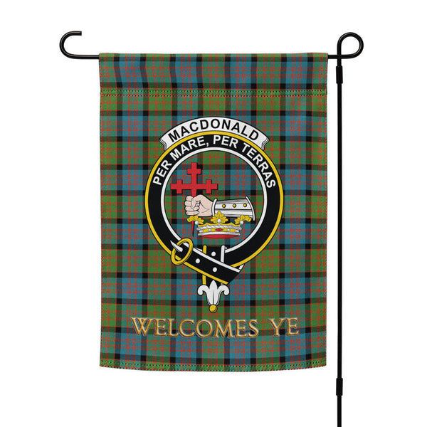 MacDonald (Donald) Ancient Clan Badge Tartan Garden Flag