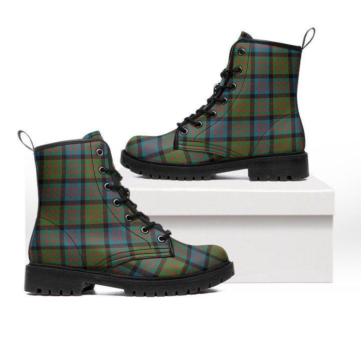 MacDonald (Donald) Ancient Clan Badge Tartan Leather Boots