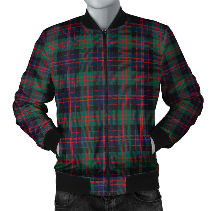 MacDonald (Donald) Modern Clan Badge Tartan Bomber Jacket