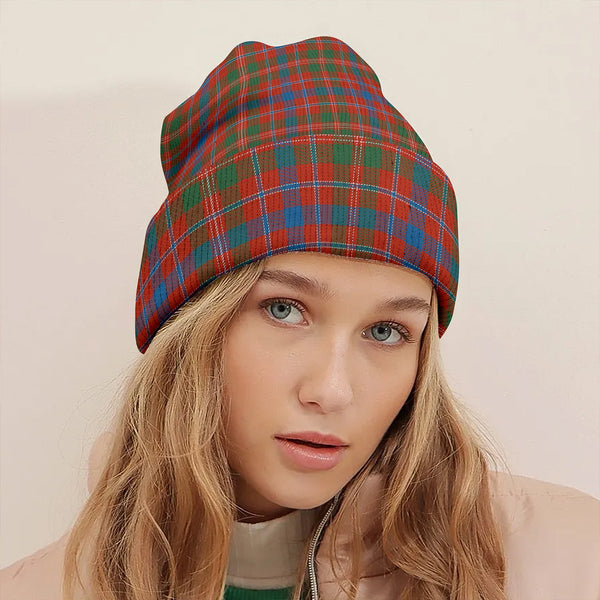 MacDonald of Glenaladale (Donald of Glenaladale) Ancient Clan Badge Tartan Knitted Beanie