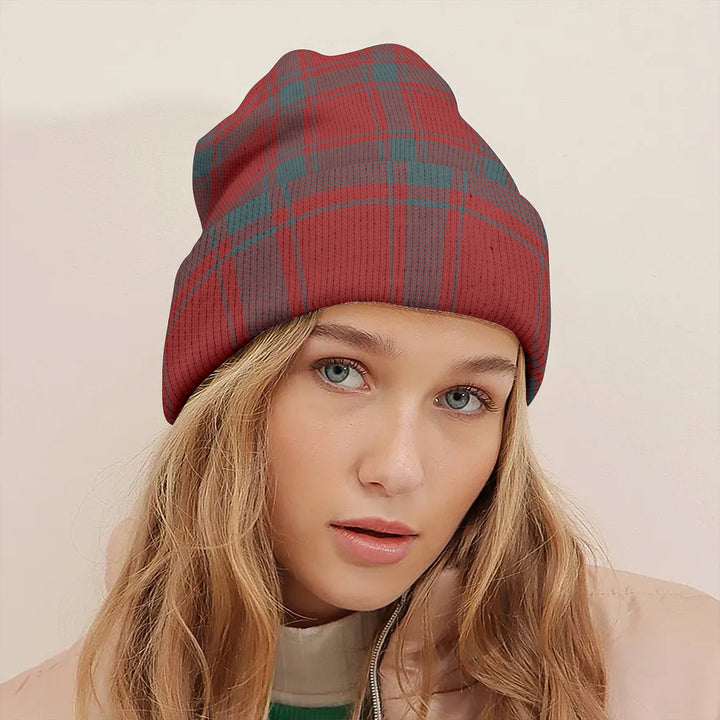 MacDonald of Sleat (Donald Lord MacDonald) Weathered Clan Badge Tartan Knitted Beanie