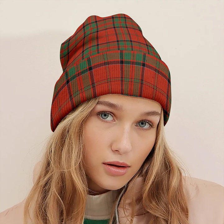 MacDonell of Keppoch Modern Clan Badge Tartan Knitted Beanie