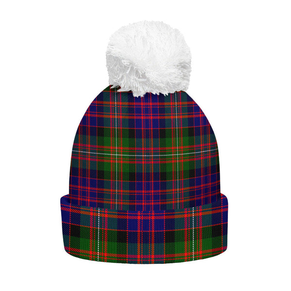 MacDonnell Clan Badge Tartan Bobble Beanie Hat