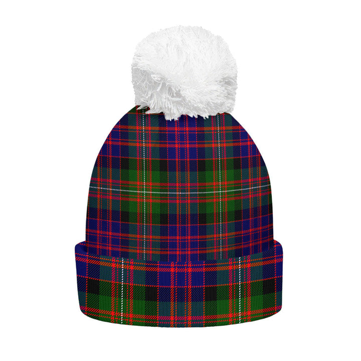 MacDonnell Clan Badge Tartan Bobble Beanie Hat