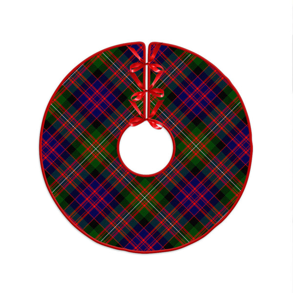 MacDonnell Clan Badge Tartan Christmas Tree Skirt