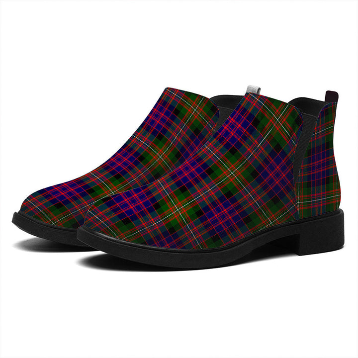 MacDonnell Tartan Flat Ankle Boots