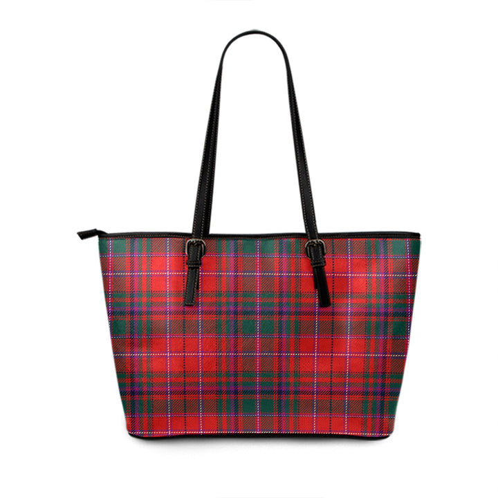 MacDougal No. 1 Modern Tartan Leather Tote Bag