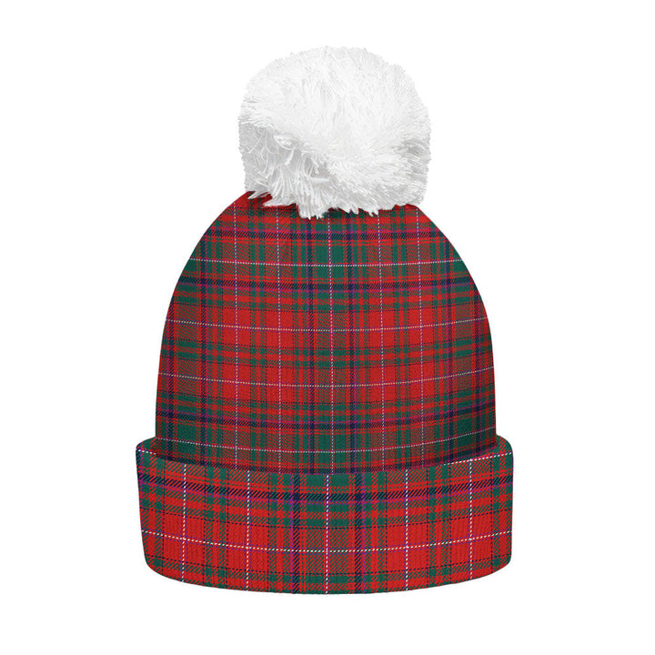 MacDougall Modern Clan Badge Tartan Bobble Beanie Hat