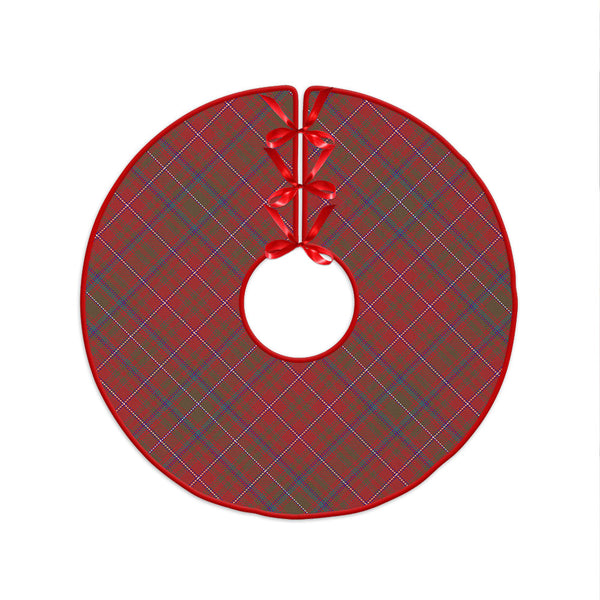 MacDougall Weathered Clan Badge Tartan Christmas Tree Skirt