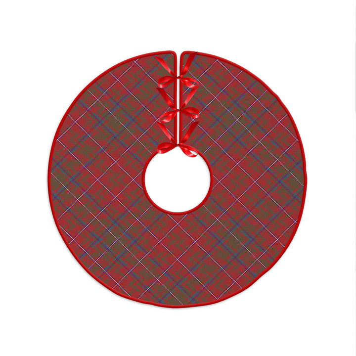 MacDougall Weathered Clan Badge Tartan Christmas Tree Skirt