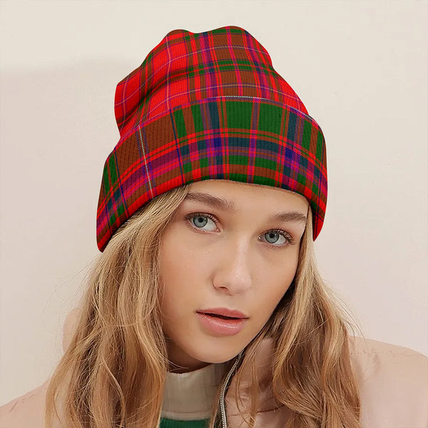 MacDowall Clan Badge Tartan Knitted Beanie