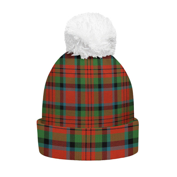 MacDuff Ancient Clan Badge Tartan Bobble Beanie Hat