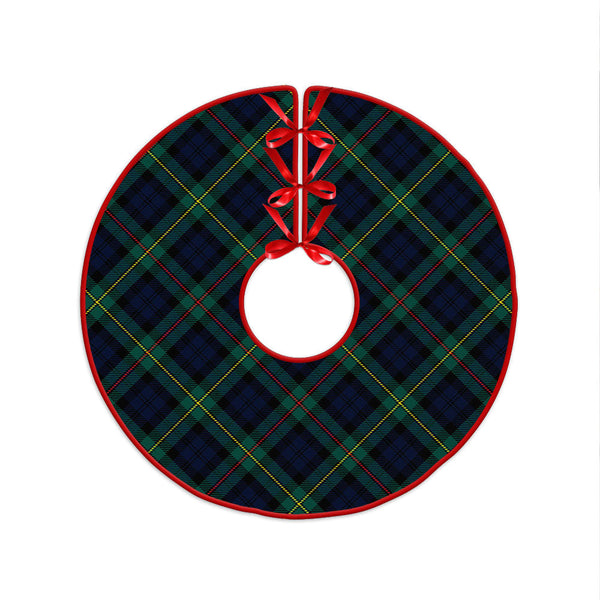MacEwan Modern Clan Badge Tartan Christmas Tree Skirt