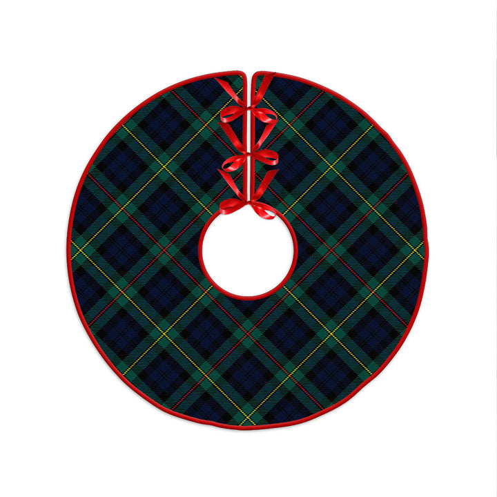 MacEwan Modern Clan Badge Tartan Christmas Tree Skirt