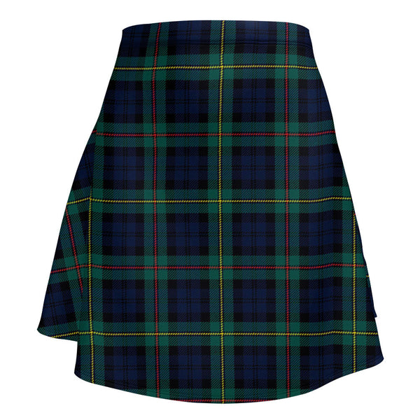 MacEwan Modern Clan Badge Tartan Flared Skirt