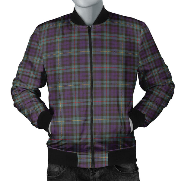 MacEwan Weathered Clan Badge Tartan Bomber Jacket